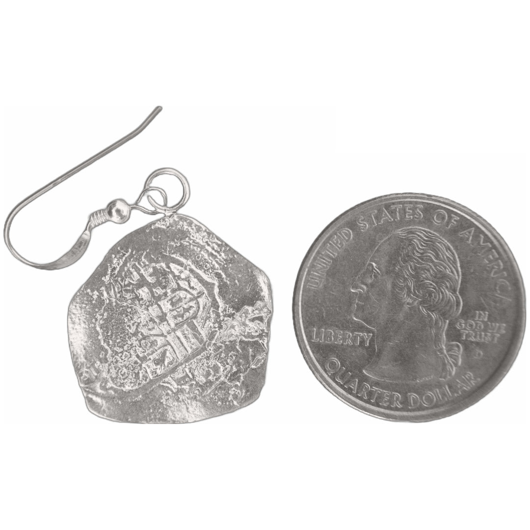 Spanish Real Coin Copy Earrings