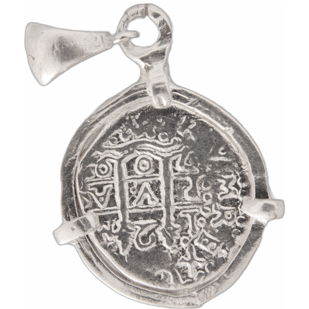Spanish Real in Coin Cover Sterling Silver