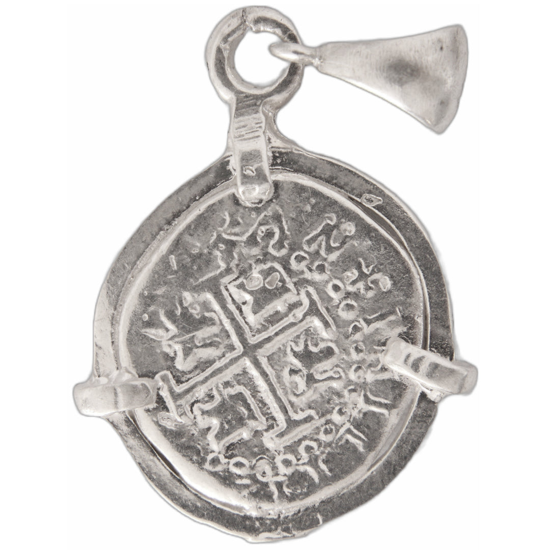 Spanish Real in Coin Cover Sterling Silver