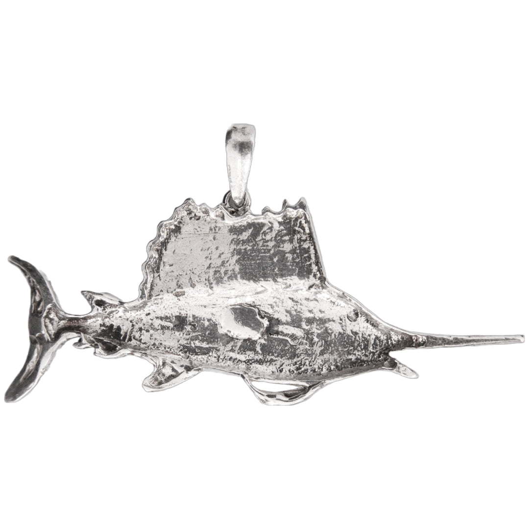 Silver Sailfish Pendant