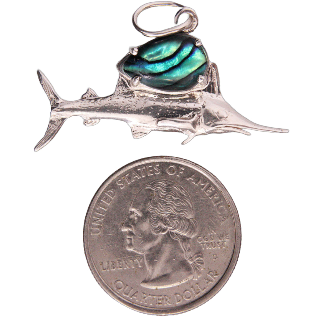 Marlin with Mother of Pearl Pendant